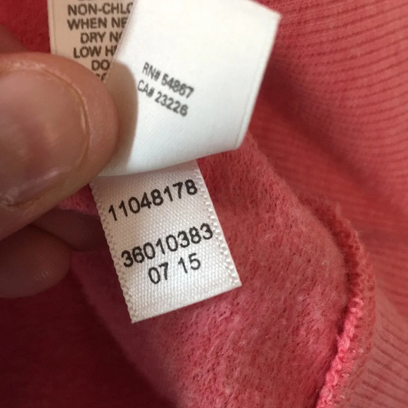 Victoria's Secret Pink‎ Love Hoodie Sweatshirt Womens Small Sequins Pullover - Picture 9 of 14